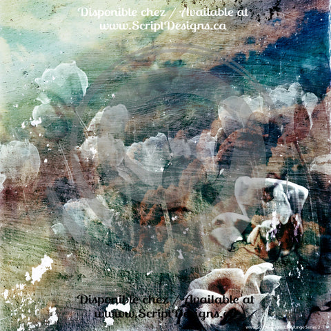 Grunge Series 2 - Patterned HTV (14 designs available)