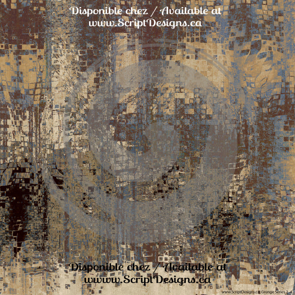 Grunge Series 2 - Patterned HTV (14 designs available)