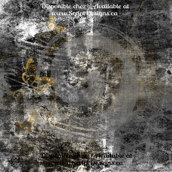 Grunge Series 2 - Patterned HTV (14 designs available)