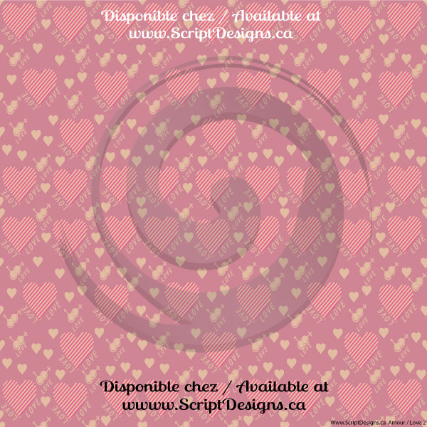 Love - Patterned HTV (8 Different designs available)