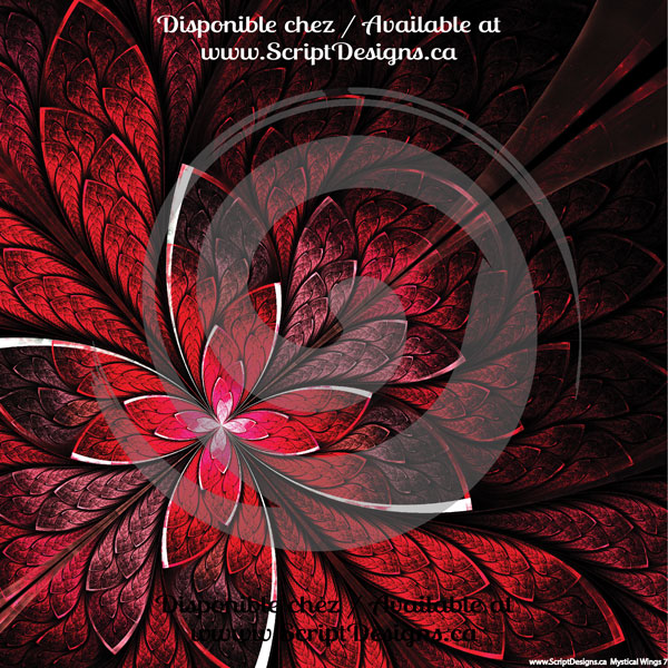 Mystical Wings - Patterned HTV (11 Different designs available)