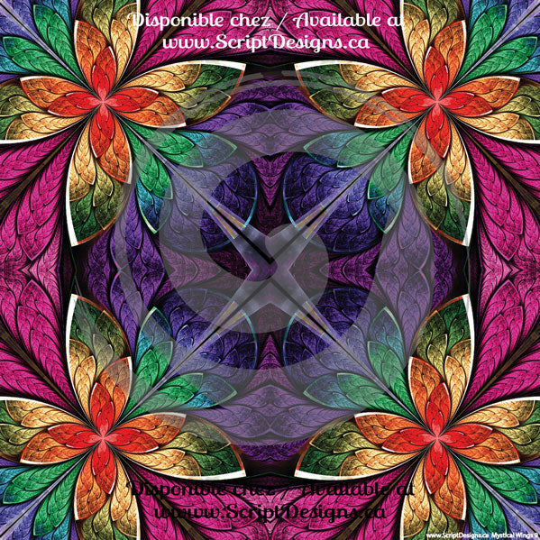 Mystical Wings - Patterned HTV (11 Different designs available)