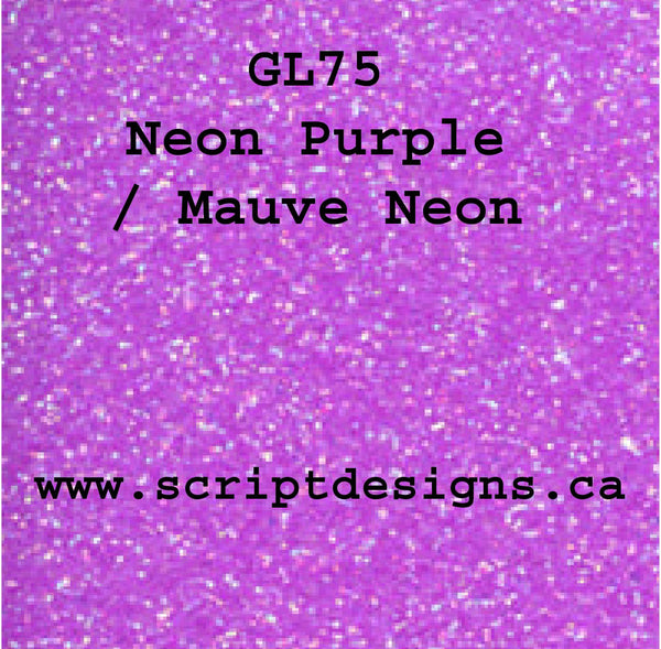 GL-75 Neon Purple / Mauve Neon - Siser Glitter HTV