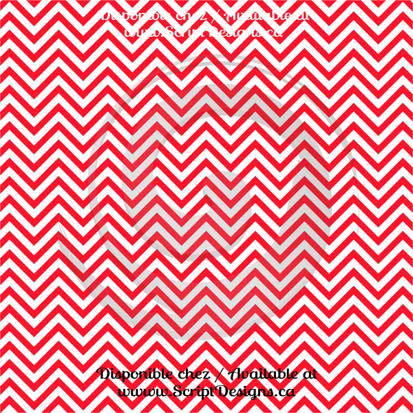 Christmas Red & Green - Patterned HTV (15 Designs) - ScriptDesigns - 16