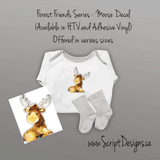 Forest Friends - Moose HTV Decal
