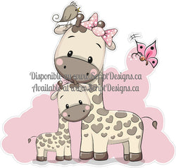 Sweet Critters / Mignons Minois - Pink Giraffe