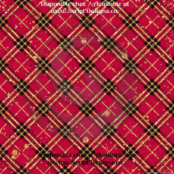Plaids and Bling - Patterned HTV (8 different designs available)
