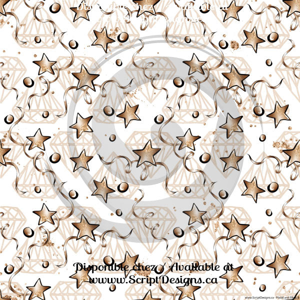 Plaids and Bling - Patterned HTV (8 different designs available)