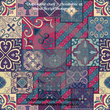 Portugese Ceramics - Patterned HTV (10 Different designs available)