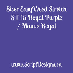 ST15 Royal Purple - Siser EasyWeed Stretch HTV