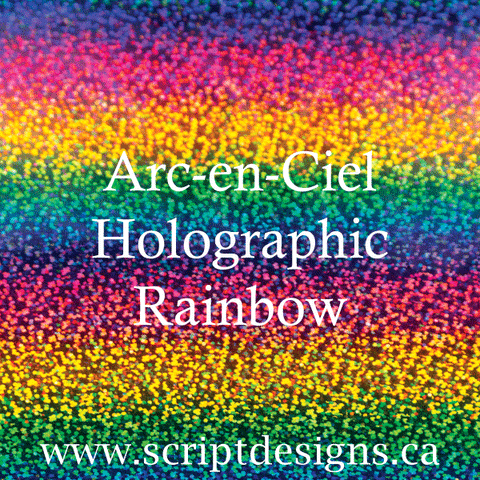 ScriptDesigns Siser Holographic Rainbow