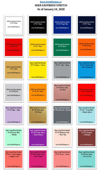 ST04 Navy Blue - Siser EasyWeed Stretch HTV