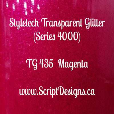 Styletech Transparent Adhesive Glitter (Sheets and rolls)