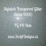 Styletech Transparent Adhesive Glitter (Sheets and rolls)