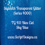 Styletech Transparent Adhesive Glitter (Sheets and rolls)