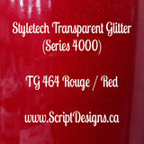 Styletech Transparent Adhesive Glitter (Sheets and rolls)