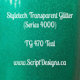 Styletech Transparent Adhesive Glitter (Sheets and rolls)