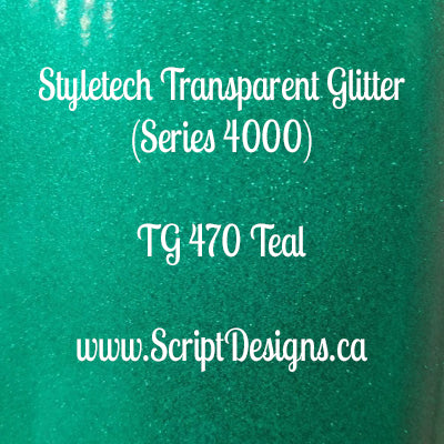 Styletech Transparent Adhesive Glitter (Sheets and rolls)