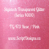 Styletech Transparent Adhesive Glitter (Sheets and rolls)