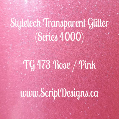 Styletech Transparent Adhesive Glitter (Sheets and rolls)