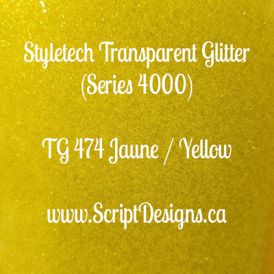 Styletech Transparent Adhesive Glitter (Sheets and rolls)