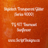Styletech Transparent Adhesive Glitter (Sheets and rolls)