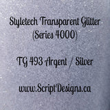 Styletech Transparent Adhesive Glitter (Sheets and rolls)