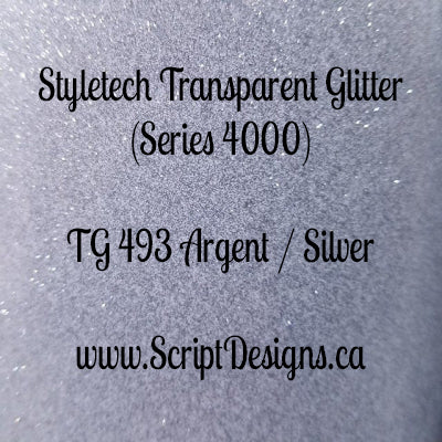 Styletech Transparent Adhesive Glitter (Sheets and rolls)