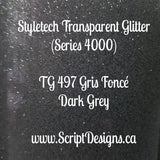 Styletech Transparent Adhesive Glitter (Sheets and rolls)
