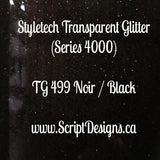 Styletech Transparent Adhesive Glitter (Sheets and rolls)