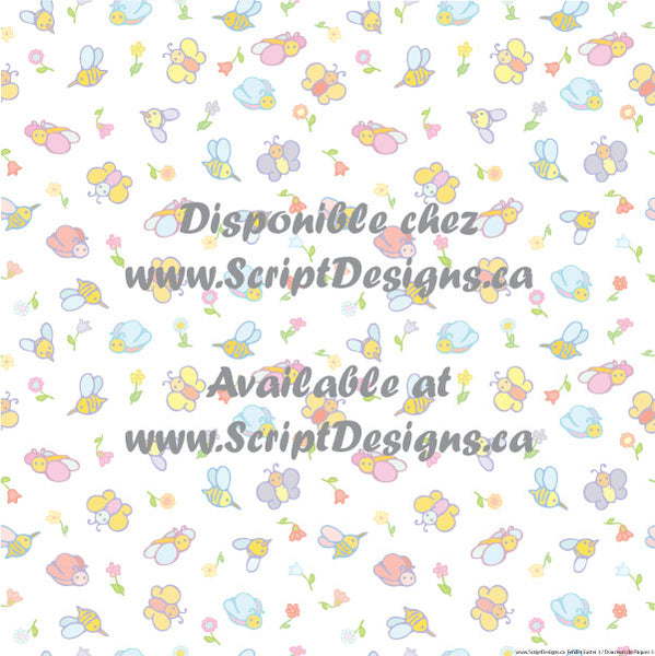 Tender Easter - Patterned HTV (9 different designs available)