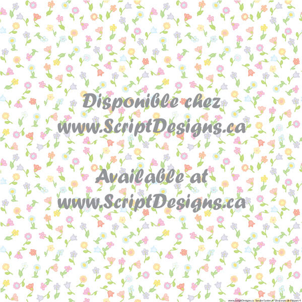 Tender Easter - Patterned HTV (9 different designs available)