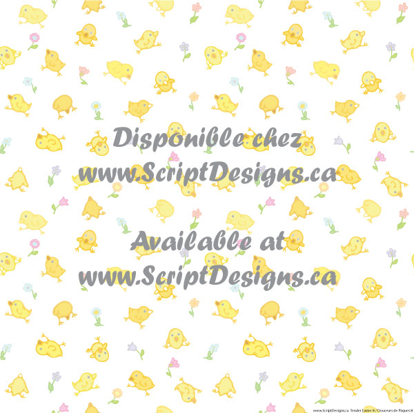 Tender Easter - Patterned HTV (9 different designs available)