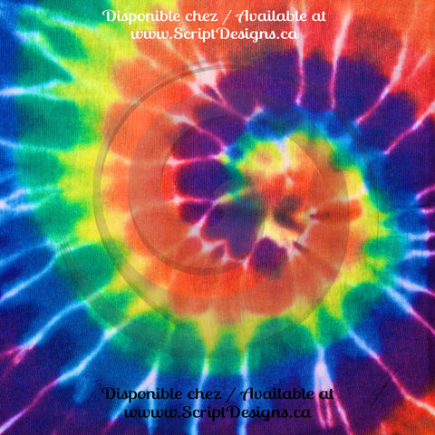 Tie Dye - Patterned HTV (10 Different designs available)