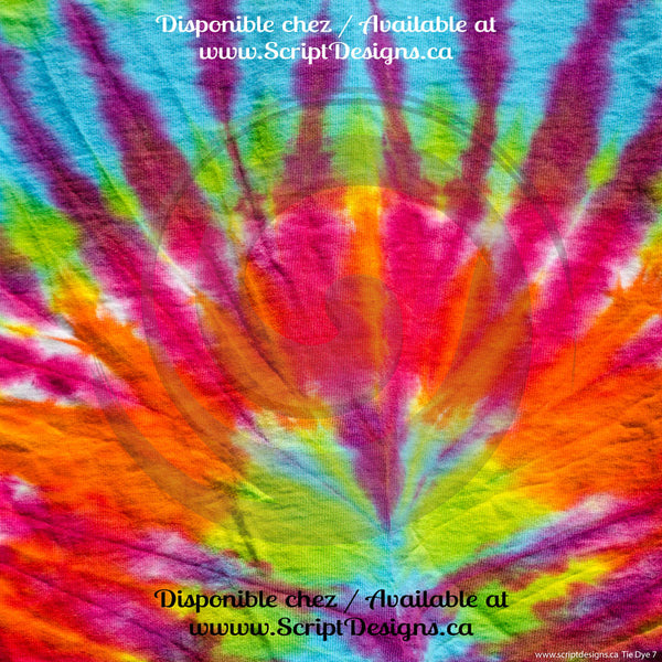Tie Dye - Patterned HTV (10 Different designs available)
