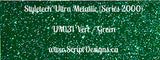 Ultra Metallic Glitter Adhesive Vinyl (Styletech 2000) sizes 12"x12" and up