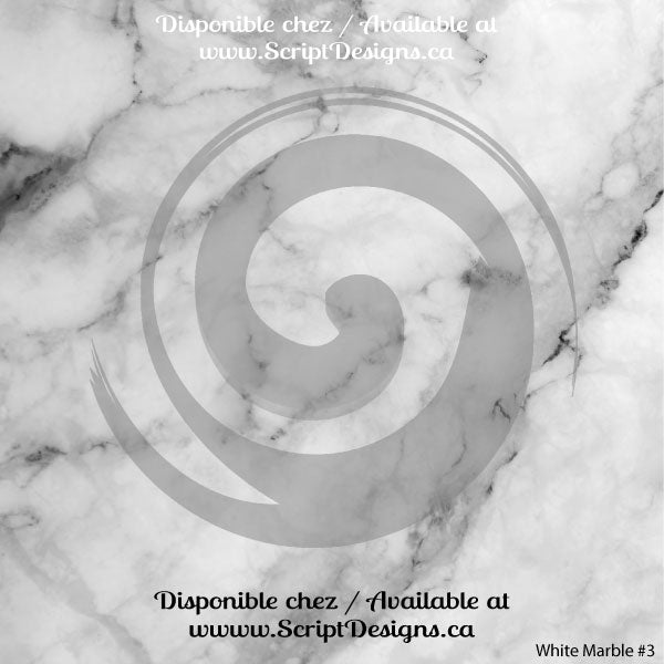 Marble White  - Patterned HTV