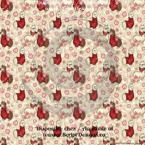 Alpaga - Patterned HTV (13 different designs available)