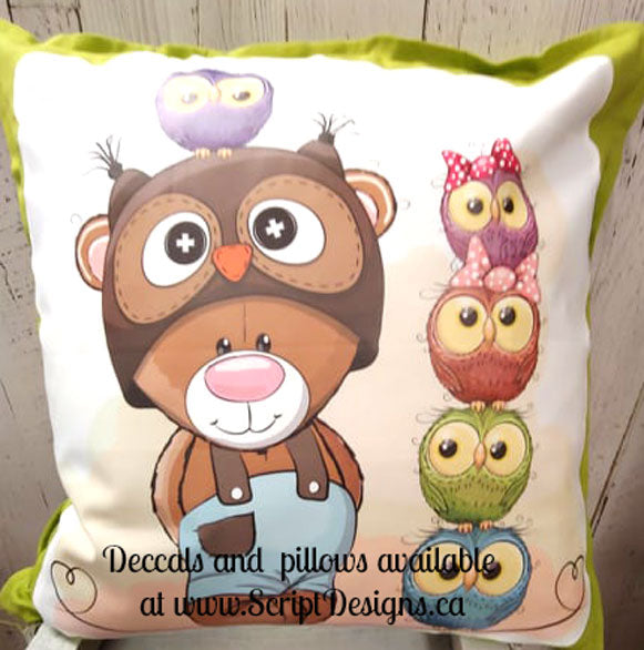 Sweet Critters / Mignons Minois - Bear and Owls