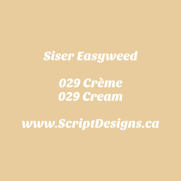 29 Cream - Siser EasyWeed HTV