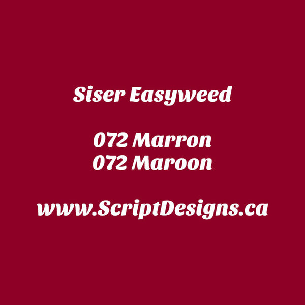 72  Maroon - Siser EasyWeed HTV