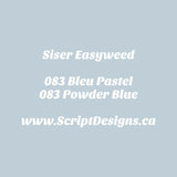 83 Powder Blue - Siser EasyWeed HTV