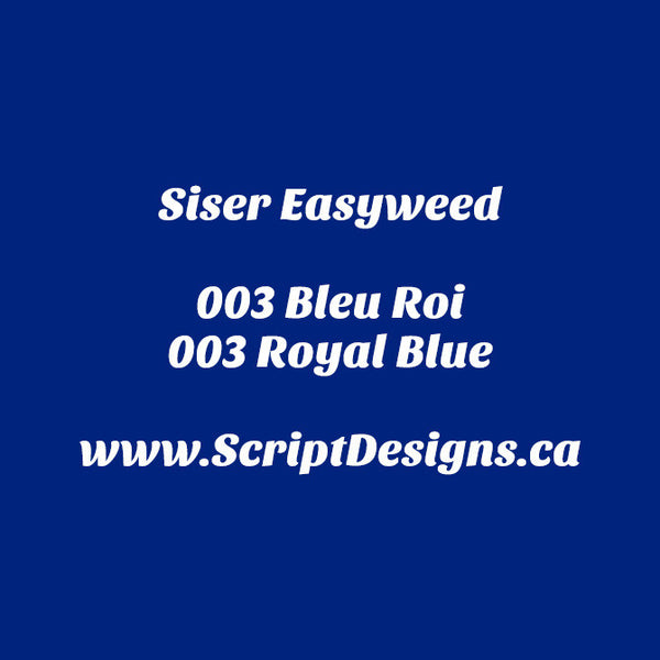 03 Royal Blue - Siser EasyWeed HTV