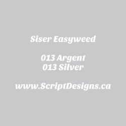 13 Silver - Siser EasyWeed HTV