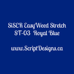 ST03 Royal Blue - Siser EasyWeed Stretch HTV - ScriptDesigns - 1