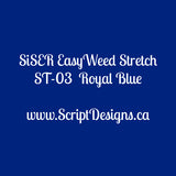 ST03 Royal Blue - Siser EasyWeed Stretch HTV - ScriptDesigns - 1