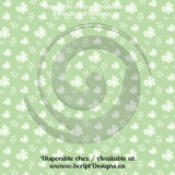 Green Floral - Patterned HTV (12 Designs) - ScriptDesigns - 4