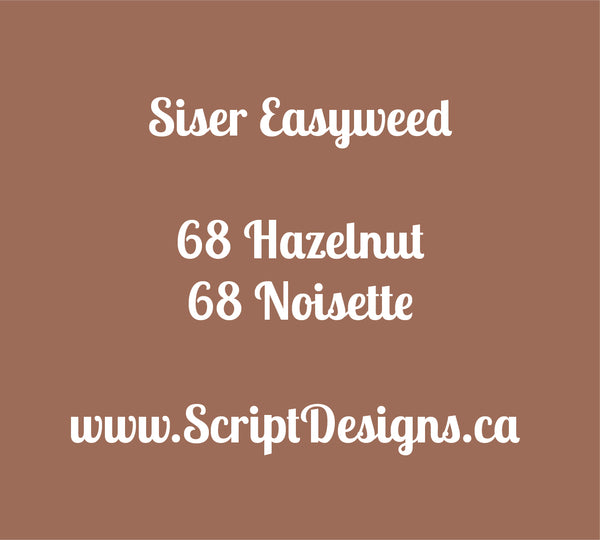 68 Hazelnut - Siser EasyWeed HTV