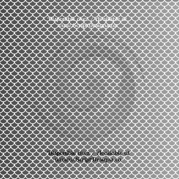 Multi Coloured Mermaid Scales Solid Petite- Patterned HTV (12 Different designs available)