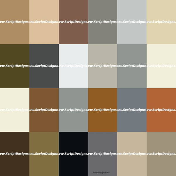 Oracal 631 - The Earth and Grey Tones (20 colours)